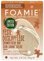 Foamie Feste Duschpflege Gingerbread Cookie GLB - Tuhé sprchové mýdlo 80 g