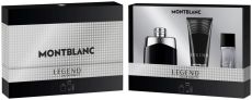 MontBlanc Legend Set - EDT 100 ml + sprchový gel 100 ml + cestovní sprej 15 ml Dárková sada