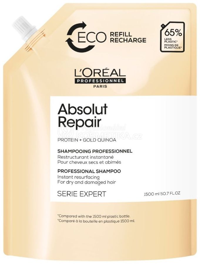 L´oréal Professionnel Absolut Repair Shampoo - Šampon pro poškozené ...