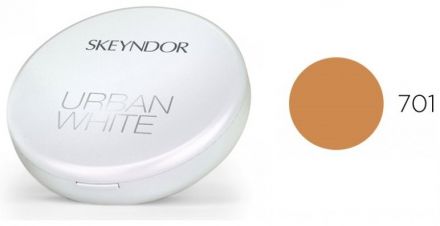 Skeyndor Urban White Matte Compact Powder - Matný make-up proti pigmentovým skvrnám č.01-Tmavý 9 g