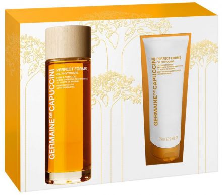 Germaine de Capuccini Phytocare Sada - Tělový zpevňující olej Phytocare Firm & Tonic 100 ml + Výživný tělový exfoliant Phytocare Oil Tonic Scrub 75 ml Dárková sada