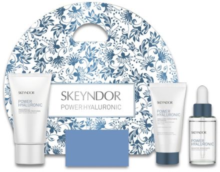 Skeyndor Power Hyaluronic Set - hydratační krém 50ml + hydratační maska 50ml + hydratační booster 50ml Dárková sada