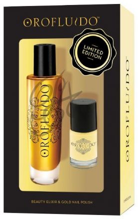Orofluido Set - Elixír 50 ml + Lak na nehty 10ml Dárková sada