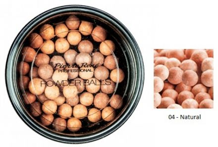 Pierre René Glamorous Powder Balls Professional - Bronzer kuličky č. 04 Natural 15g