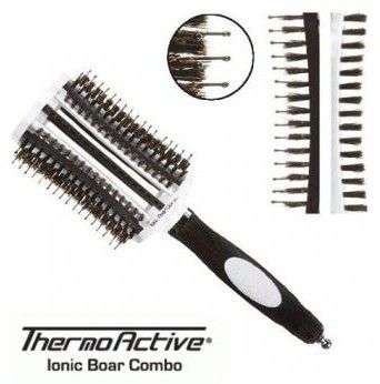 Olivia Garden Thermo Active Ionic Boar Combo - Keramický kartáč 55 mm