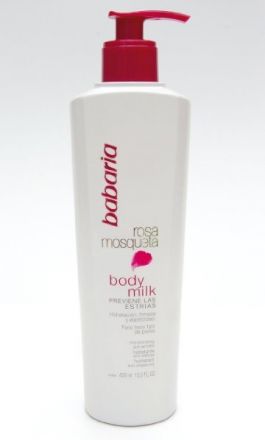 Babaria Rosa Mosqueta Body Milk - Tělové mléko proti striím 400 ml