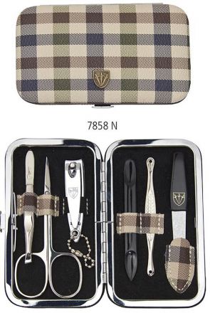Kellermann Fashion Materials Manicure Set 7858 F N - Luxusní manikúra 6 dílná