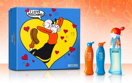 Moschino I Love Love Set - EDT 30ml + Tělové mléko 25ml + Sprchový gel 25ml Dárková sada