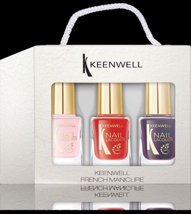 Keenwell Sada na francouzskou manikúru 3 x 12 ml