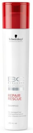 Schwarzkopf Bonacure Repair Rescue Deep Nourishing Shampoo - Šampon pro extrémně poškozené vlasy 50ml Cestovní balení