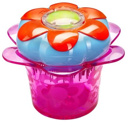 Tangle Teezer Magic Flower Popping Purple - Dětský kartáč na vlasy v růžovém květináčku