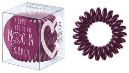 Invisibobble ORIGINAL The Moon - gumička do vlasů tmavá bordó 3ks