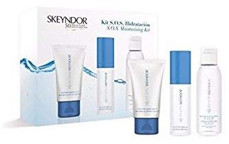 Skeyndor Aquatherm S.O.S Moisturizing Travel Set - Hluboce zvlhčující krém FII 50ml + Micelární odličovací voda 100ml + S.O.S Sérum proti červenání 30ml Dárková sada