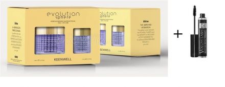 Keenwell Evolution sphere Nourishing Sada - Výživný krém 80ml + Krém na oční okolí 15ml + Řasenka 16ml Dárková sada