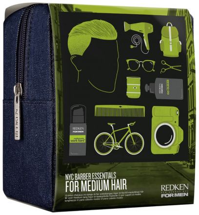 Redken For Men Barber Set1 - Pánský šampon 300ml + Pasta pro pružný účes 100g Dárková sada