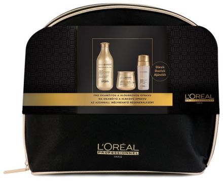 L´oréal Professionnel Expert Absolut Repair Lipidium Chrismas sada - Šampon 300ml + Maska 250ml + Dvojité sérum 2x15ml + Neceser Dárková sada
