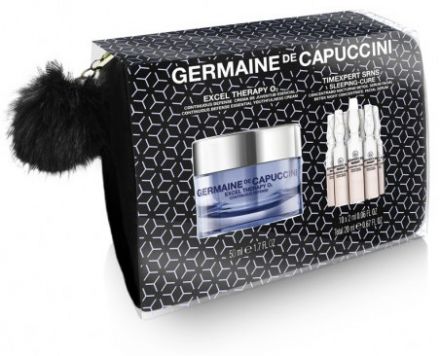 Germaine de Capuccini Timexpert O2 Set - Omlazující pleťový krém 50 ml + Detoxikační noční kúra 10x2 ml + Luxusní neceser Dárková sada