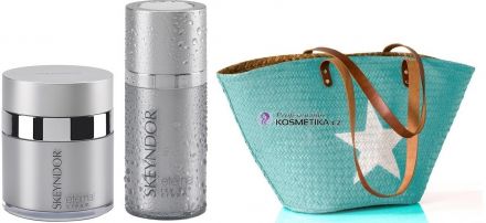 Skeyndor Eternal set - Krém Eternal 50 ml + Oční chladivý krém 15 ml + Nákupní taška Dárková sada