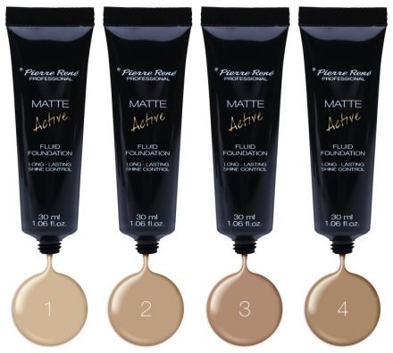 Pierre René Matte Active Make-up - Voděodolný matující make-up 3g TESTER