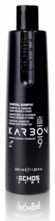 Echosline Karbon 9 Charcoal Shampoo - Šampon s aktivním uhlím 350 ml
