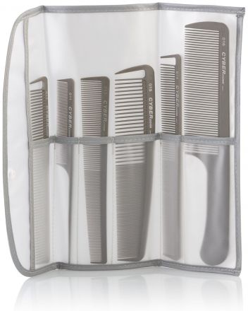 Labor Pro Cyber Combs Kit - Sada kadeřnických hřebenů 6ks