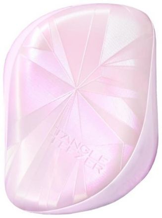 Tangle Teezer Compact Detangling Smashed Holo - Kartáč na vlasy růžový