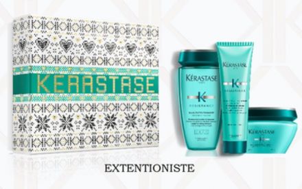 Kérastase Résistance Extentioniste Vánoční sada - Šampon 250 ml + maska 200 ml + krém 150 ml Dárková sada