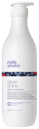 Milk Shake Silver Shine Light Shampoo - Specifický šampon pro blond a šedivé vlasy 1000 ml