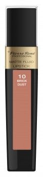 Pierre René Matte Fluid - Krémová tekutá rtěnka č.10 Brick Dust 6 g