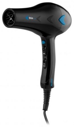 Labor Pro PhonThin Ionic Turmaline - Ionizační fén na vlasy černo-modrý 1800W