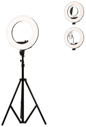 Labor Pro Ring Lamp - Profesionální kruhové světlo s tripodem