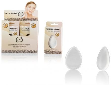 Siliblender Silicone Make-up Sponge - Silikonová houbička na make-up Transparent
