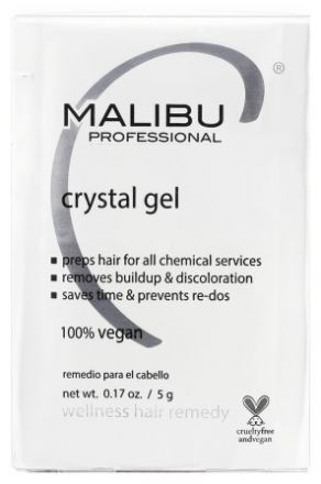 Malibu C Crystal Gel - Krystalky pro odstranění nánosů minerálů na vlasech 12 x 5 g