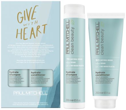 Paul Mitchell Clean Beauty Hydrate Duo Sada - Šampon 250 ml + kondicionér 250 ml Dárková sada