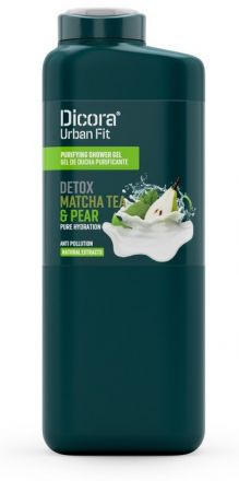 Dicora Urban Fit Detox Matcha Tea Shower Gel - Sprchový gel matcha a hruška 400 ml