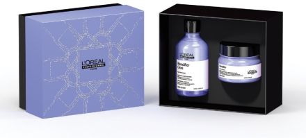 L´oréal Professionnel Serie Expert Blondifier Cool Vánoční sada - Šampon 300 ml + maska 250 ml Dárková sada