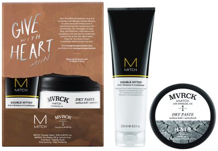 Paul Mitchell Mvrck Wash Style Duo Vánoční Sada - Pečující šampon 2v1 250 ml + tvarující pasta 113 g Dárková sada