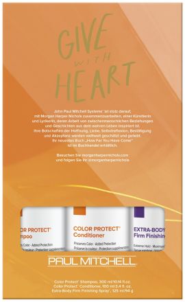 Paul Mitchell Color Protect Trio Vánoční sada 2021 - Šampon 300 ml + kondicionér 100 ml + lak na vlasy 125 ml Dárková sada