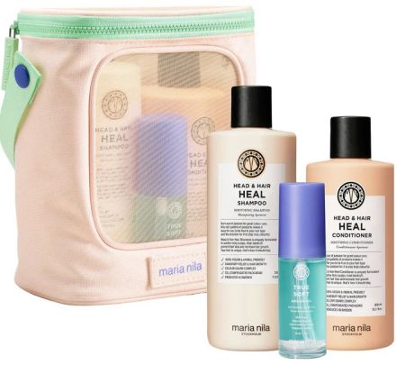 Maria Nila Head & Hair Heal GIFT BOX 25 - Šampon 350 ml + kondicionér 300 ml + Argan Oil 30 ml Dárková sada