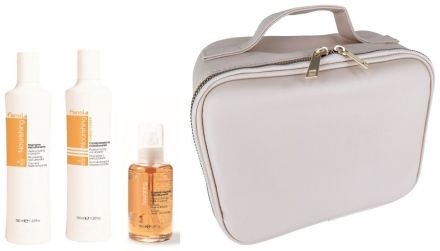 Fanola Nutri care Vánoční Sada - Šampon 350 ml + kondicionér 350 ml + výživné sérum 100 ml Dárková sada