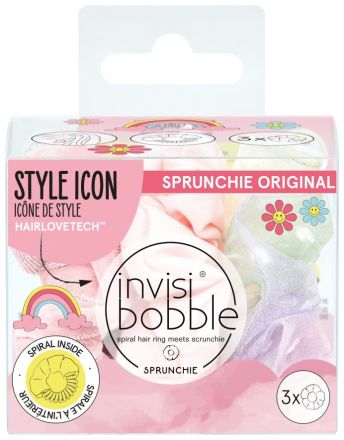 Invisibobble SPRUNCHIE Retro Dreamin‘ Macaron - Gumičky do vlasů 3 ks
