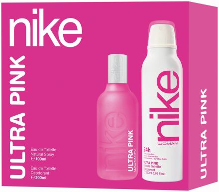 Nike Ultra Pink Woman set - EDT 100 ml + Deodorant 200 ml Dárková sada