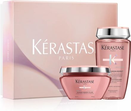 Kérastase Chroma Absolu Riche Spring Set - Šampon 250 ml + maska 250 ml Dárková sada