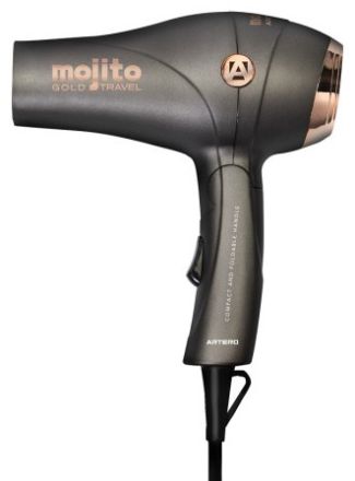 Artero Mojito Gold Travel Hair Dryer - Zlato-černý cestovní fén