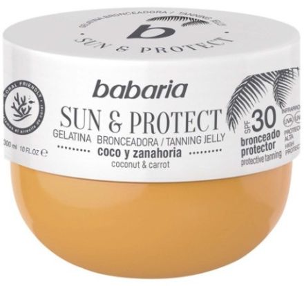 Babaria Tanning Jelly Coconut & Carrot SPF 30 - Kokosové a mrkvové opalovací želé SPF30 300 ml