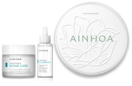 Ainhoa Biome Care Vánoční Sada - Výživný krém 50 ml + hydratační sérum 50 ml Dárková sada