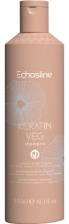 Echosline Keratin Veg Shampoo - Šampon pro barvené a chemicky ošetřené vlasy 300 ml