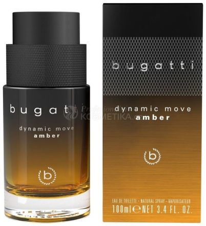 Bugatti Dynamic Move Amber EDT - Pánská toaletní voda 100 ml Tester