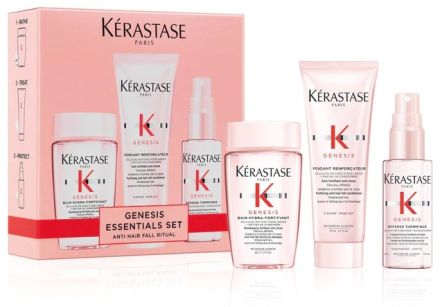 Kérastase Genesis Travel Set - Šampon 80 ml + sérum 45 ml + péče 75 ml Dárková sada