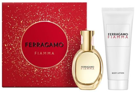 Salvatore Ferragamo Fiamma Set - EDP 35 ml + tělové mléko 100 ml Dárková sada